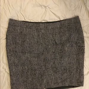 Black and white tweed skirt EUC Lane Bryant